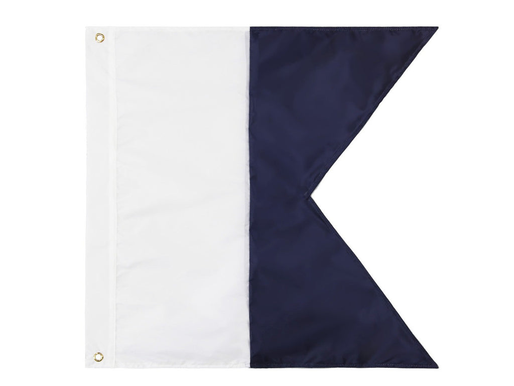 Authentic Letter A Nautical Alphabet Navy Code Signal Flag 24" - Outdoor Use