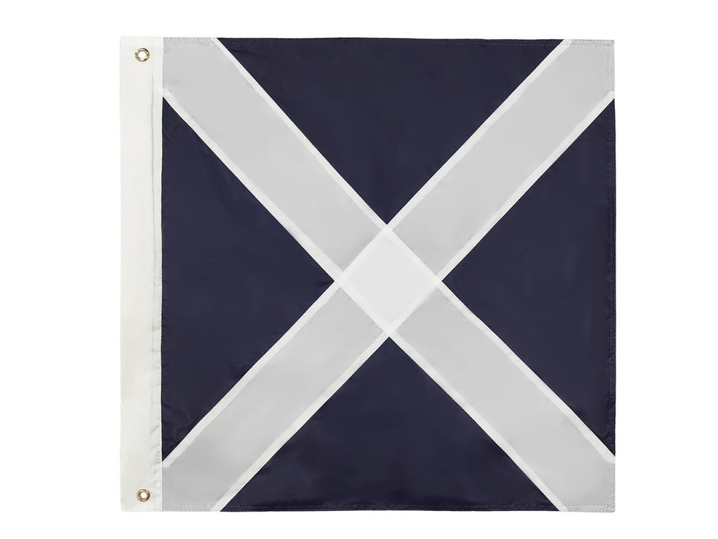 Authentic Letter M Nautical Alphabet Navy Code Signal Flag 24" - Outdoor Use