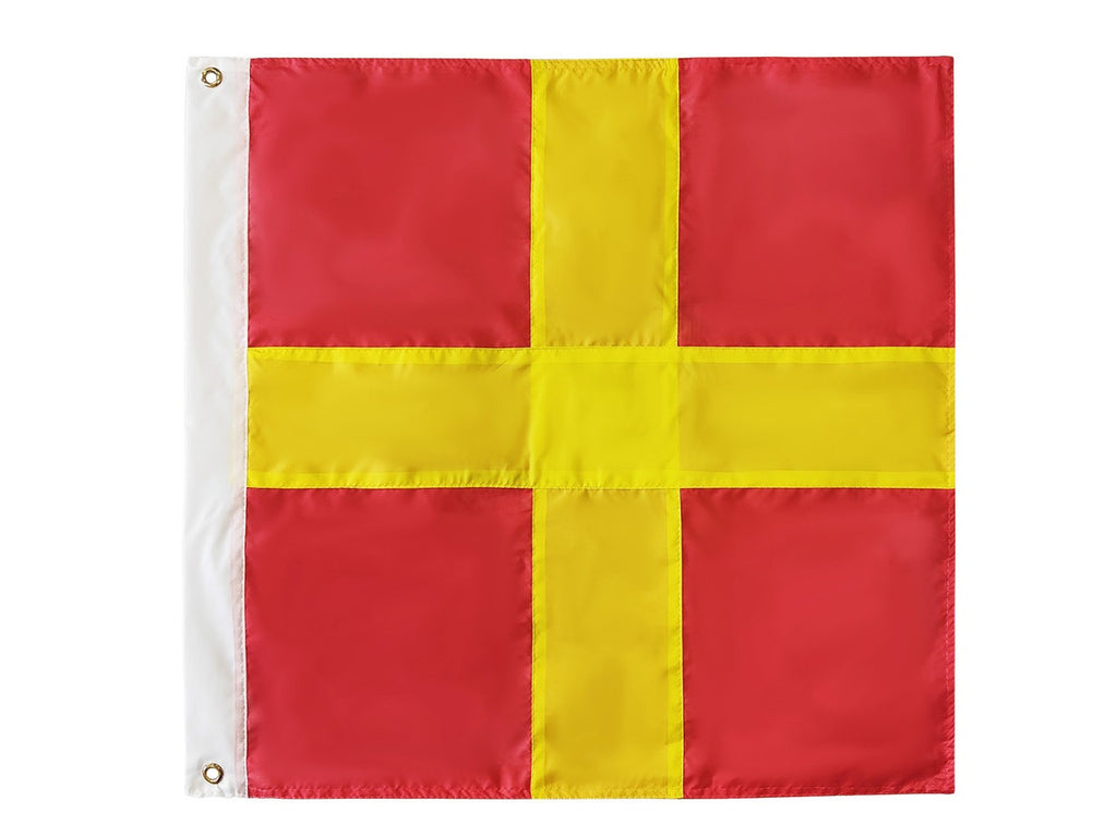 Authentic Letter R Nautical Alphabet Navy Code Signal Flag 24" - Outdoor Use
