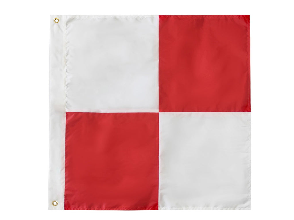 Authentic Letter U Nautical Alphabet Navy Code Signal Flag 24" - Outdoor Use