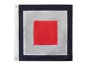 Authentic Letter W Nautical Alphabet Navy Code Signal Flag 24" - Outdoor Use