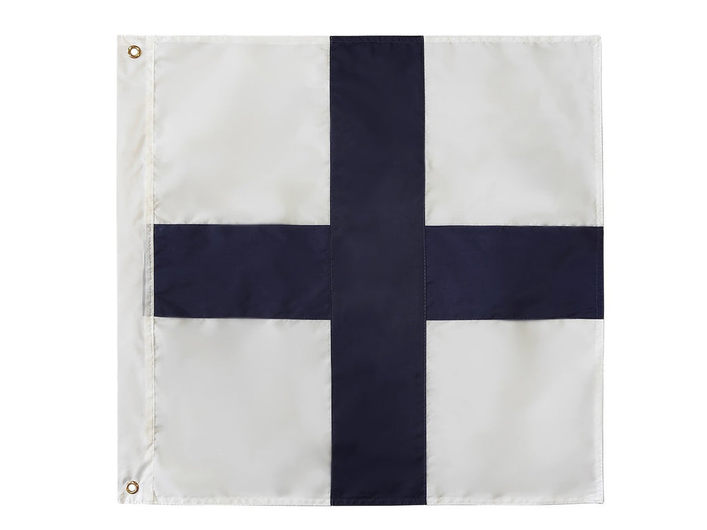 Authentic Letter X Nautical Alphabet Navy Code Signal Flag 24" - Outdoor Use