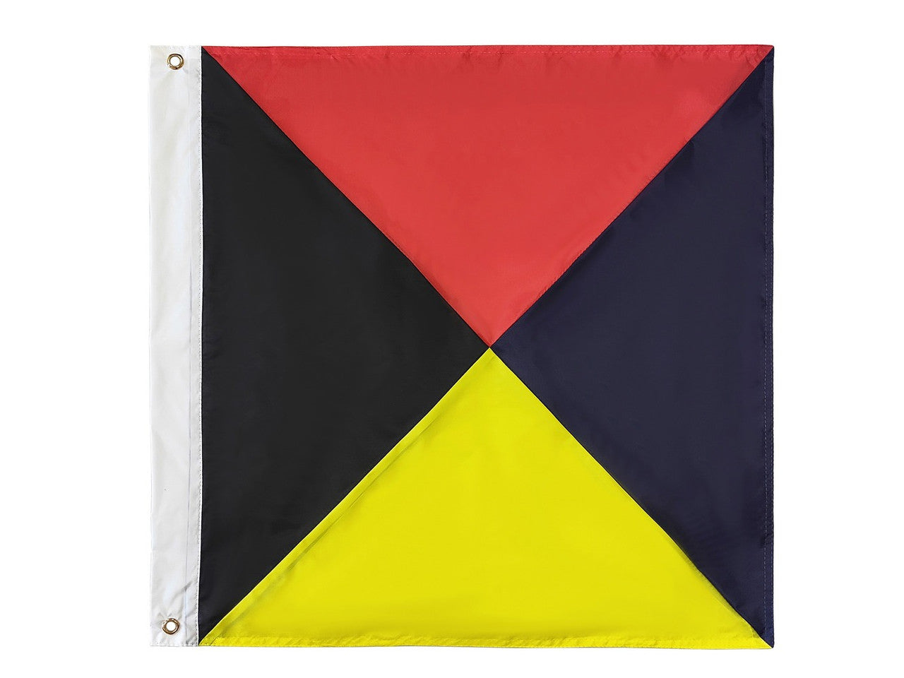Authentic Letter Z Nautical Alphabet Navy Code Signal Flag 24" - Outdoor Use