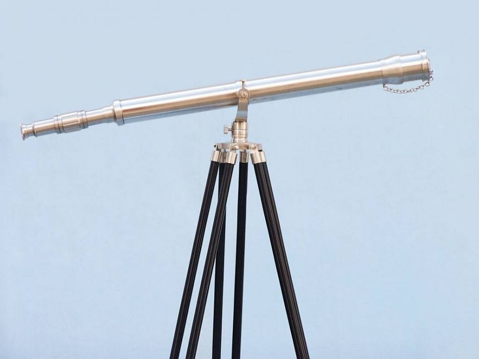 Floor Standing Brushed Nickel Galileo Telescope 65"