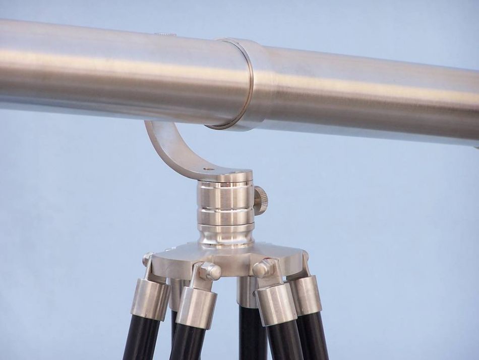 Floor Standing Brushed Nickel Galileo Telescope 65"