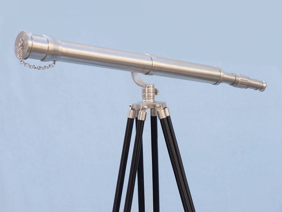 Floor Standing Brushed Nickel Galileo Telescope 65"