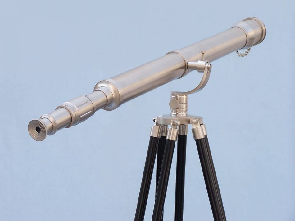 Floor Standing Brushed Nickel Galileo Telescope 65"
