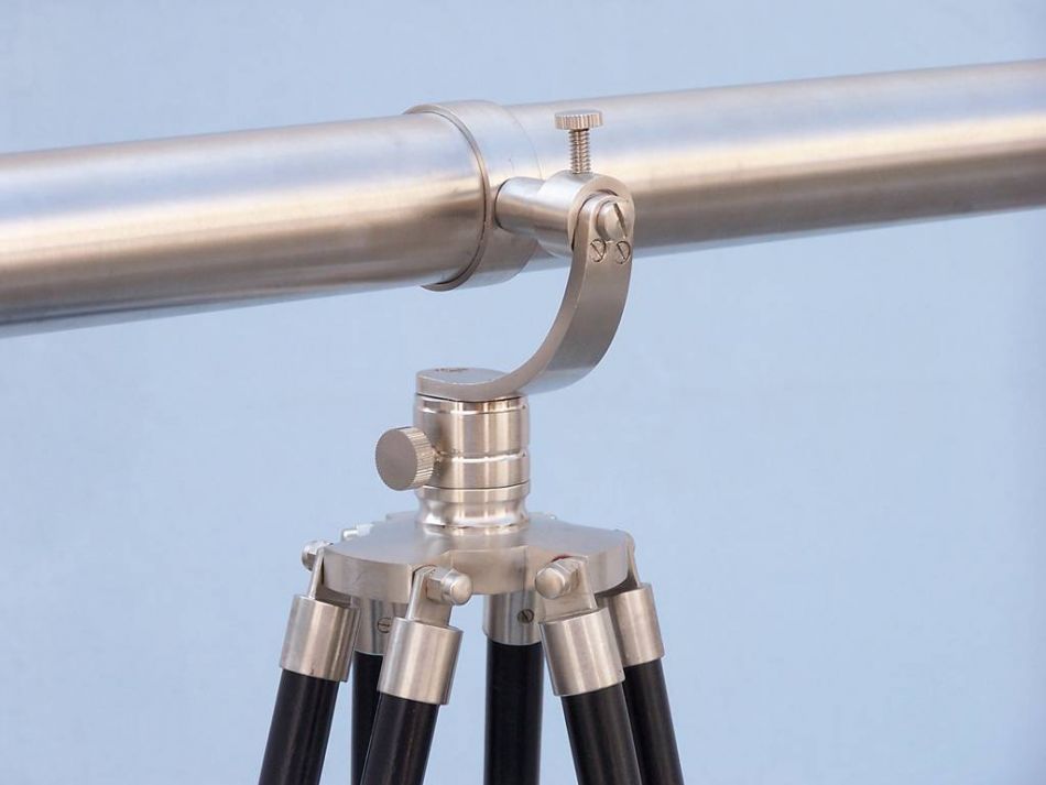 Floor Standing Brushed Nickel Galileo Telescope 65"