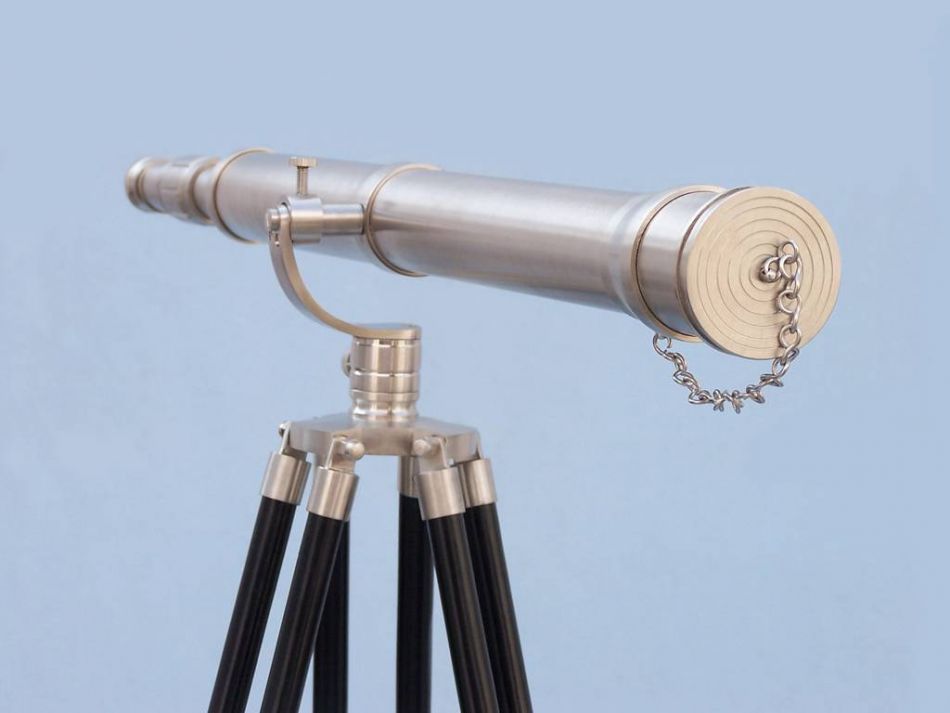 Floor Standing Brushed Nickel Galileo Telescope 65"