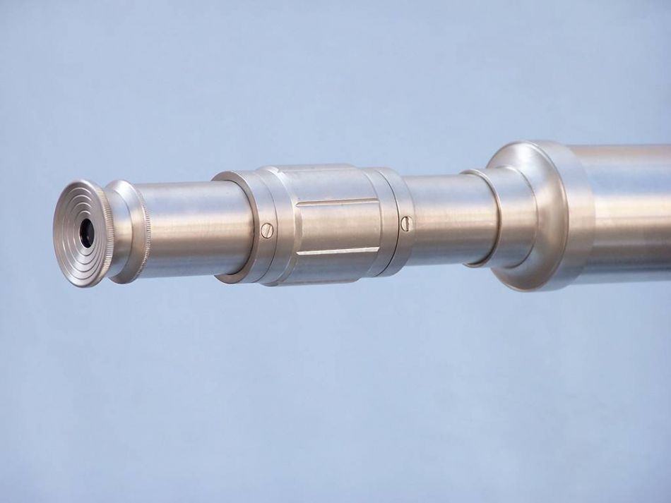 Floor Standing Brushed Nickel Galileo Telescope 65"
