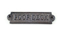 Cast Iron Poop Deck Sign 6"