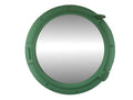 Seafoam Green Decorative Ship Porthole Mirror 24"