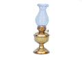 Solid Brass Table Oil Lamp 10"