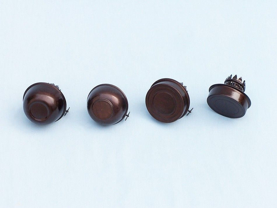 Antique Copper Table Oil Lamp 5" - Set of 4