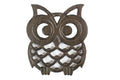 Cast Iron Owl Trivet 8"