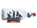 Calico Jack's The William Model Ship in a Glass Bottle 11"