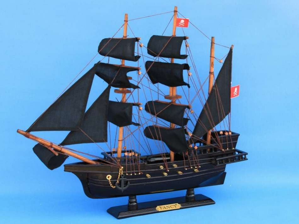 Wooden Henry Avery's The Fancy Model Pirate Ship 20"