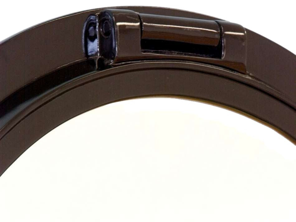 Gloss Black Decorative Ship Porthole Window 24"