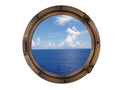 Bronzed Decorative Ship Porthole Window 24"