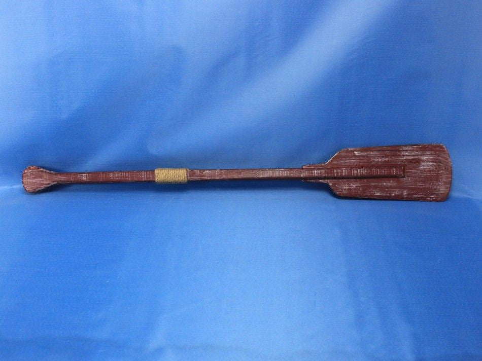 Wooden Rustic Hampshire Decorative Squared Boat Oar w/ Hooks 36"