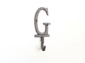 Cast Iron Letter G Alphabet Wall Hook 6"