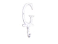 Whitewashed Cast Iron Letter G Alphabet Wall Hook 6"
