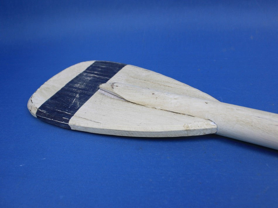 Wooden King Harbor Decorative Rowing Boat Paddle with Hooks 24"