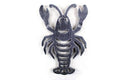 Antique Silver Cast Iron Lobster Trivet 11"