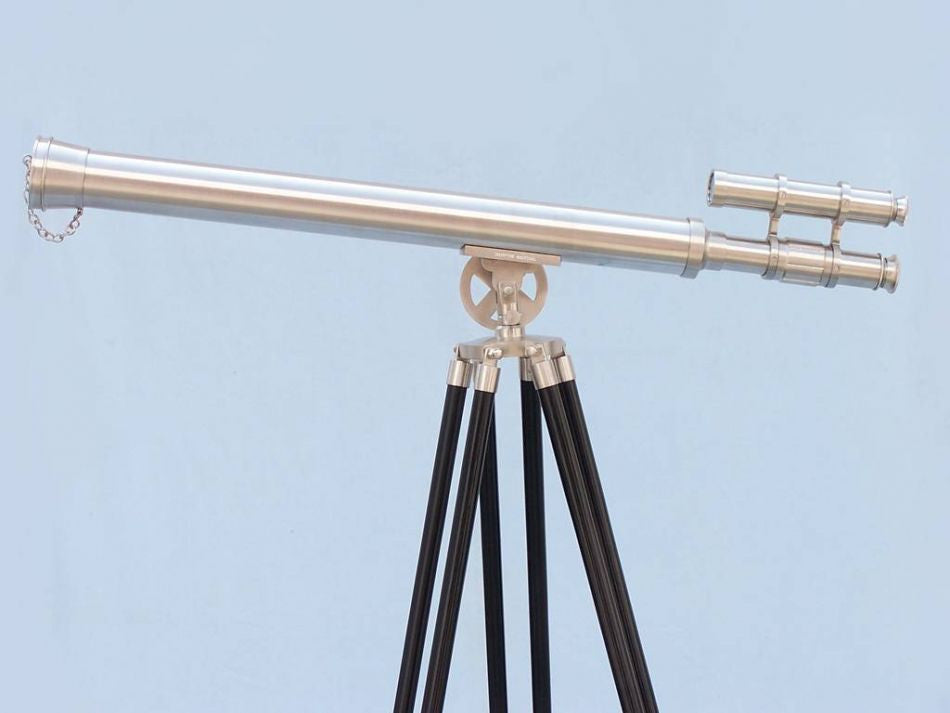 Floor Standing Brushed Nickel Griffith Astro Telescope 65"