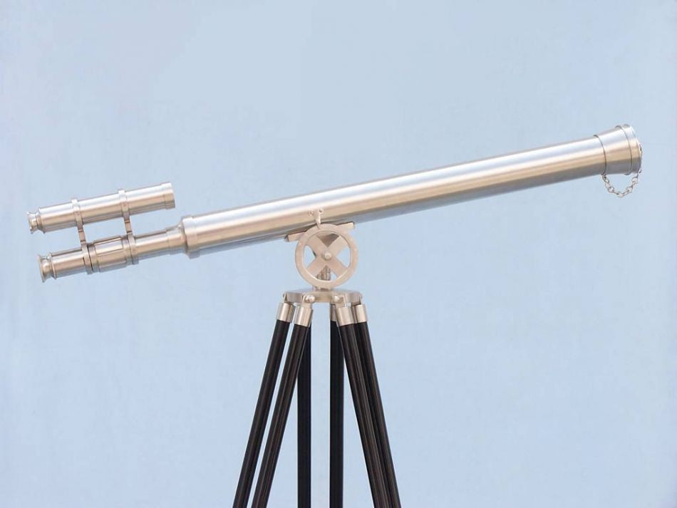 Floor Standing Brushed Nickel Griffith Astro Telescope 65"