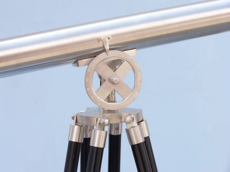 Floor Standing Brushed Nickel Griffith Astro Telescope 65"