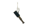 Antique Brass with Leather Spyglass Christmas Ornament 5"