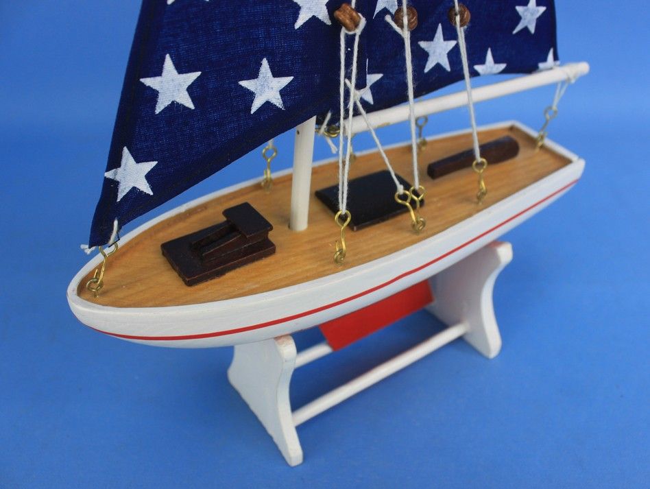 Wooden It Floats 12" - Big Stars Floating Sailboat Model