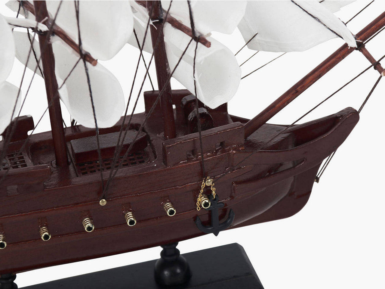 Wooden Calico Jacks The William White Sails Model Pirate Ship 12"