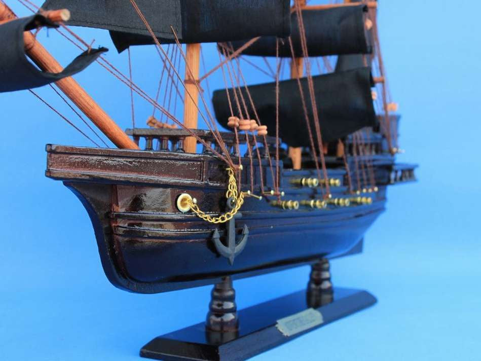 Wooden Captain Kidd's Adventure Galley Model Pirate Ship 20"