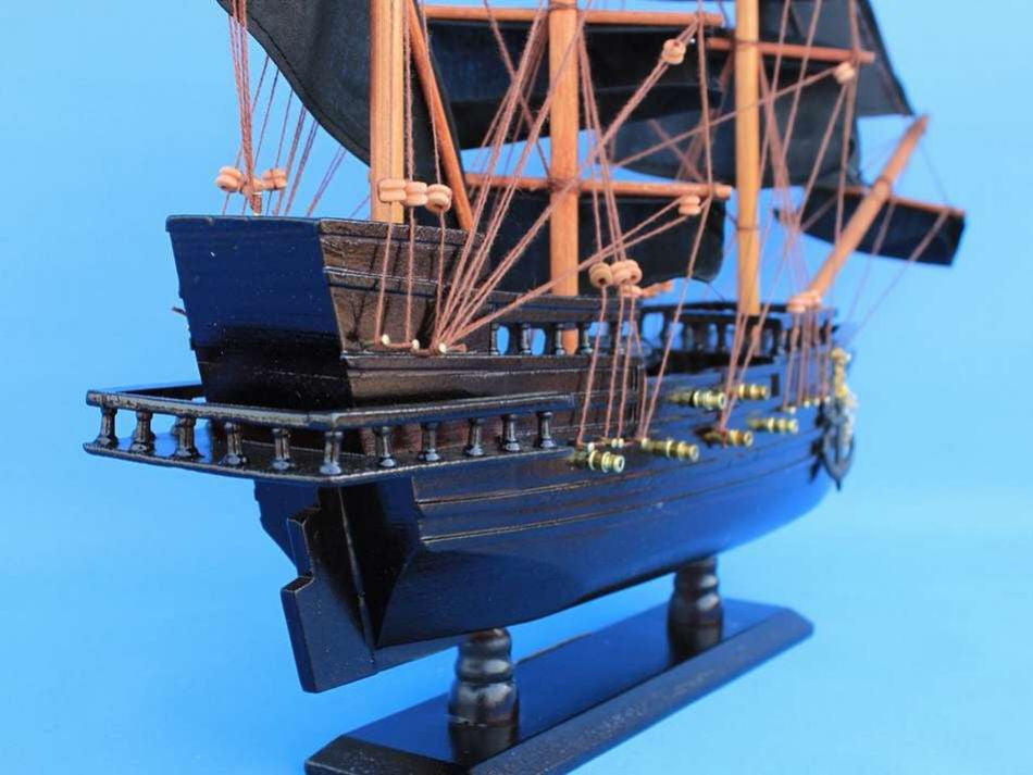 Wooden John Halsey's Charles Pirate Ship Model 20"
