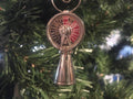 Solid Brass Titanic Engine Telegraph Christmas Ornament 4"