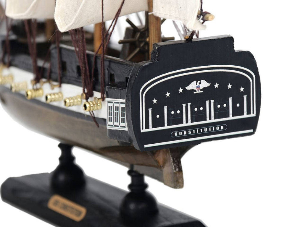 Wooden USS Constitution Limited Tall Ship Model 12"
