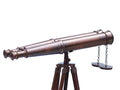 Floor Standing Admiral's Antique Copper Binoculars 62"