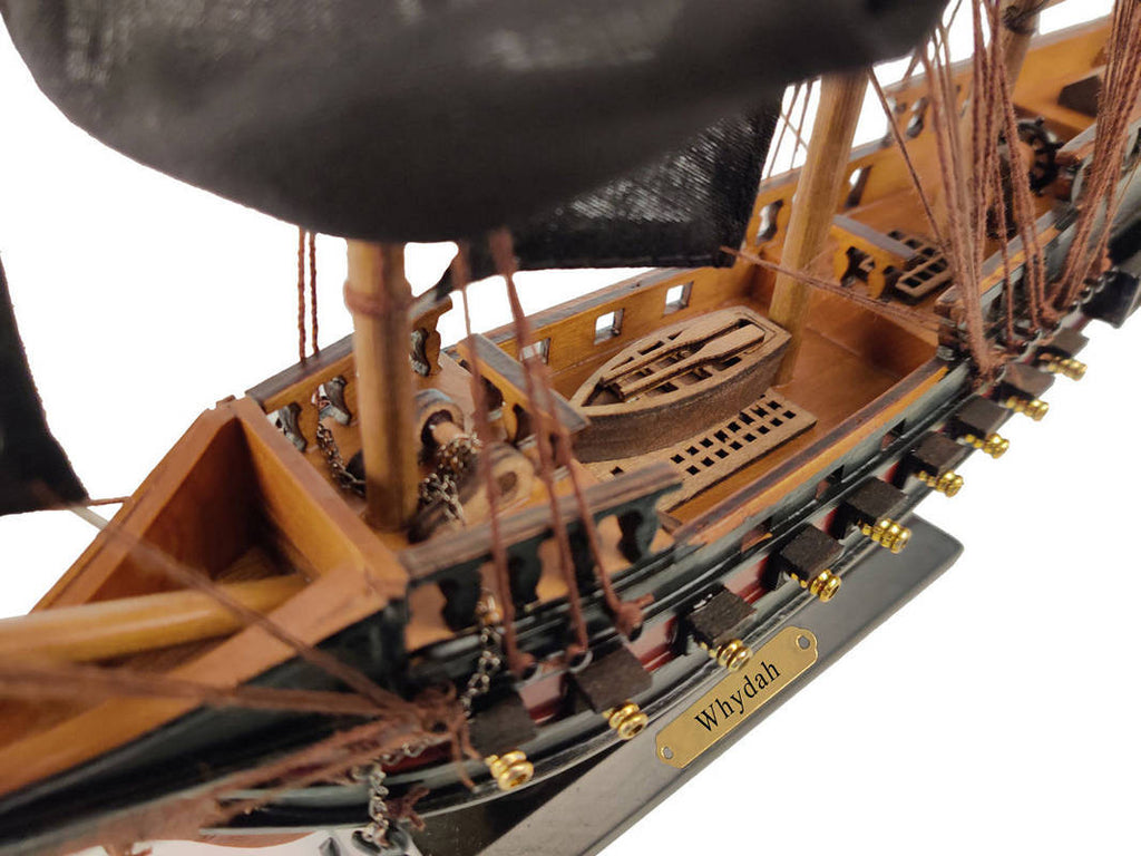 Wooden Whydah Gally Black Sails Limited Model Pirate Ship 15"