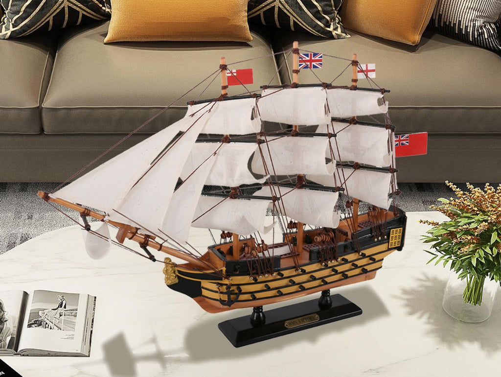 Wooden HMS Victory Limited Tall Ship Model 15"