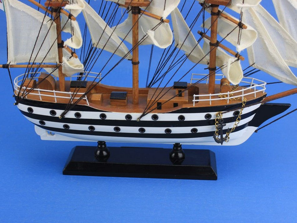 Wooden Amerigo Vespucci Tall Model Ship 15"