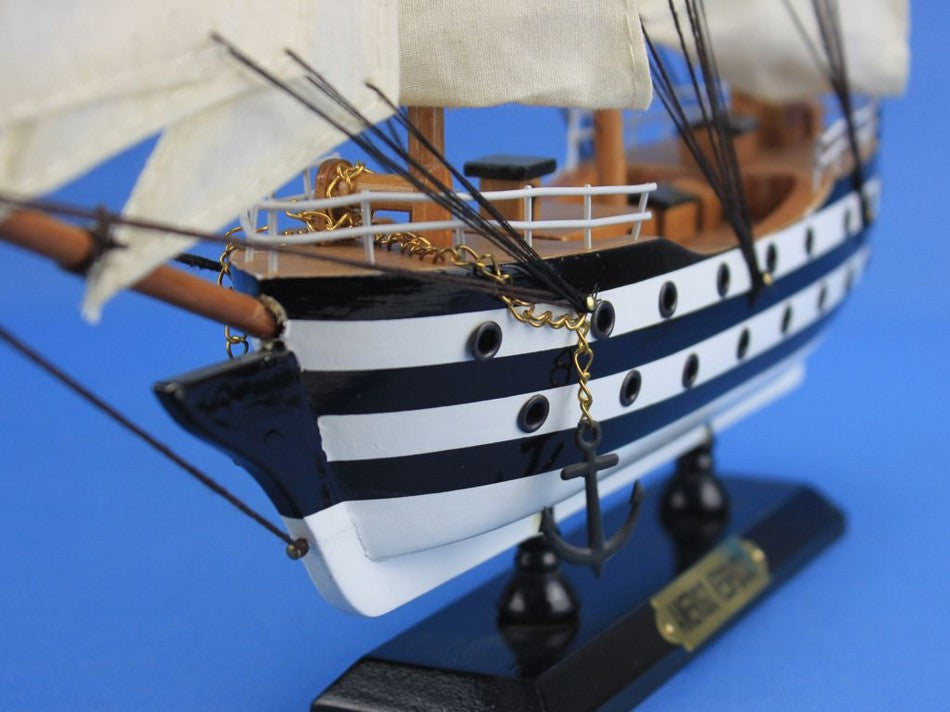 Wooden Amerigo Vespucci Tall Model Ship 15"