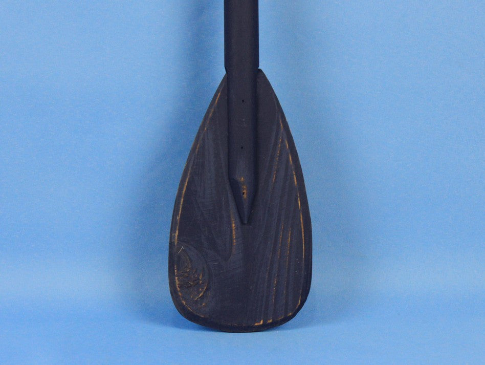 Wooden Seaside Decorative Rowing Boat Paddle with Hooks 24"