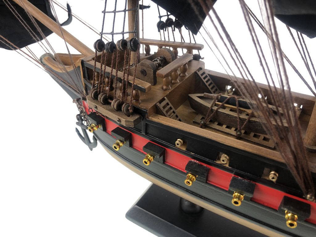 Wooden Calico Jack's The William Black Sails Limited Model Pirate Ship 26"