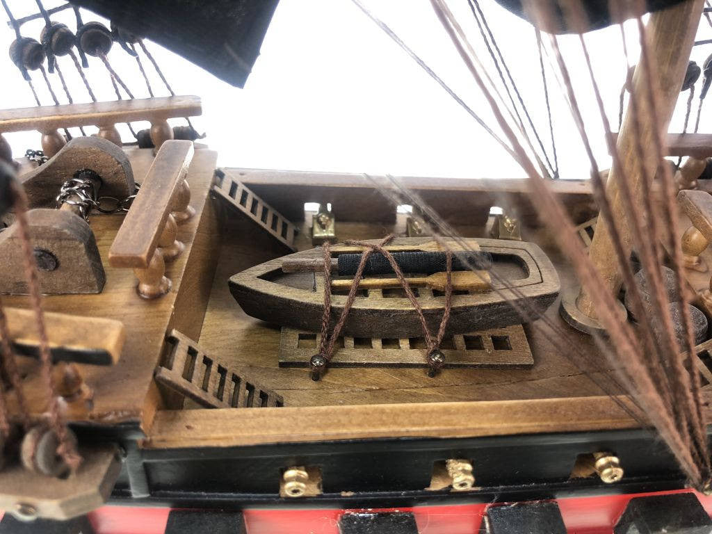 Wooden Blackbeard's Queen Anne's Revenge Black Sails Limited Model Pirate Ship 2